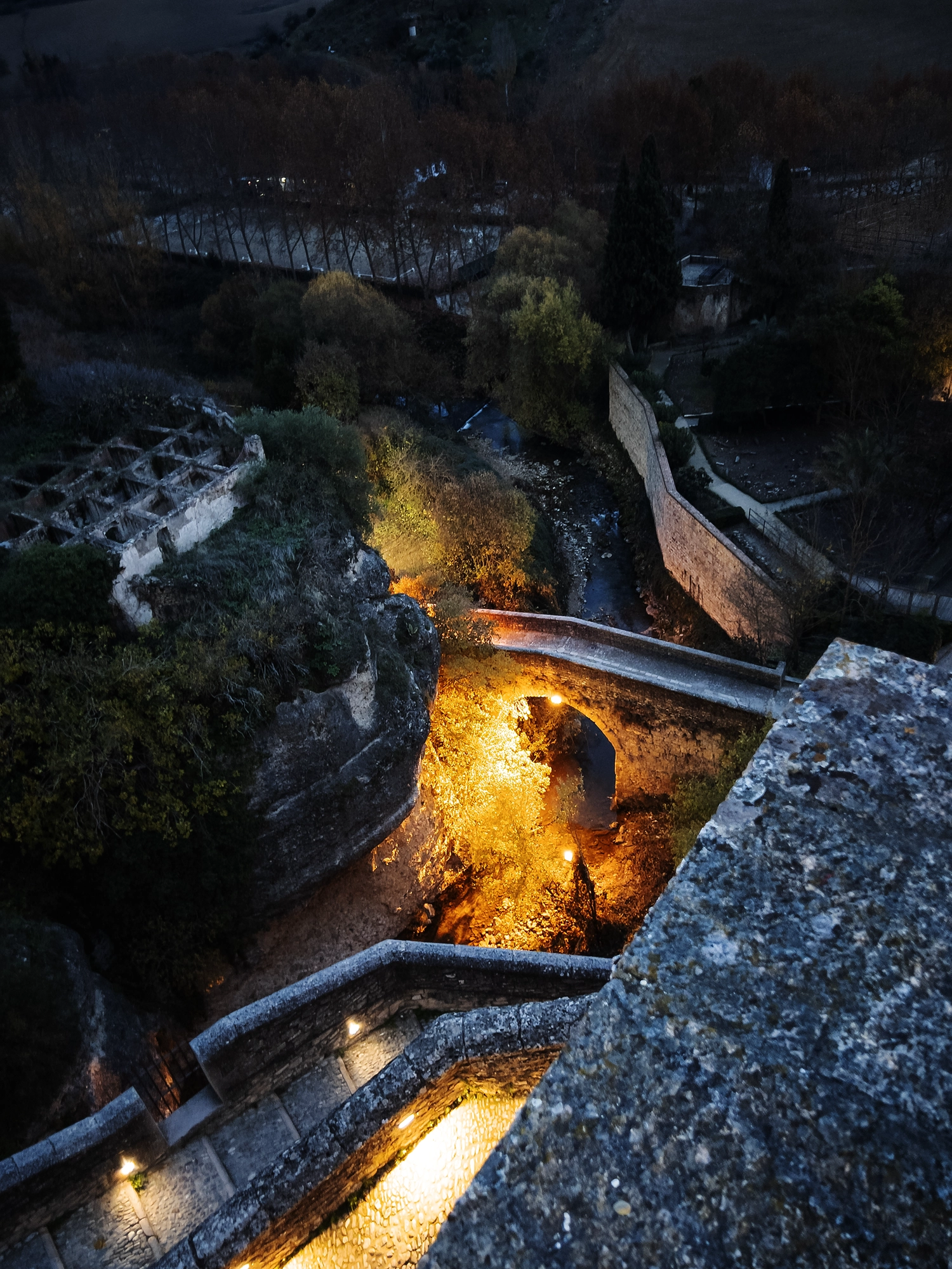 An evening walk in Ronda - Puente Nuevo and Puente Viejo