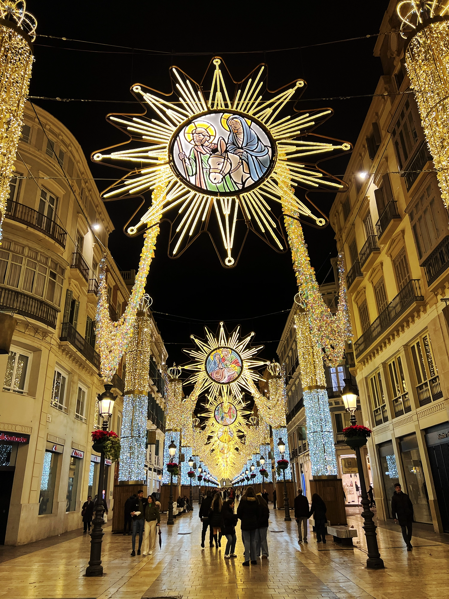 December in Málaga - Calle Larios