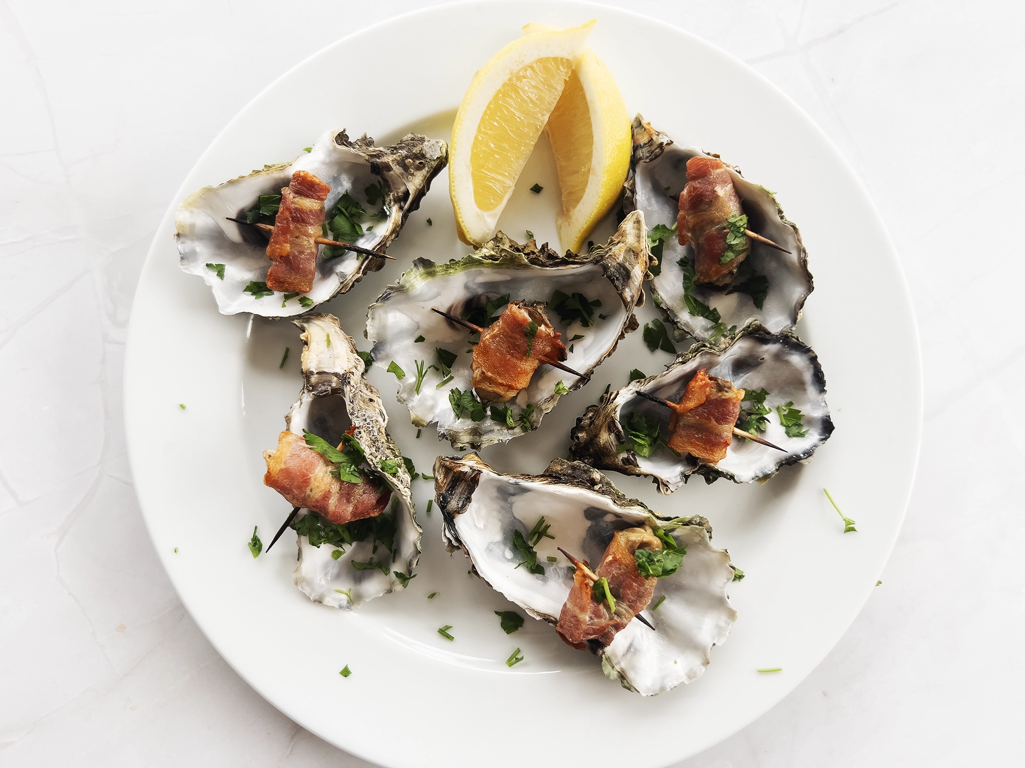 Recipe: Angels on Horseback - oysters wrapped in bacon
