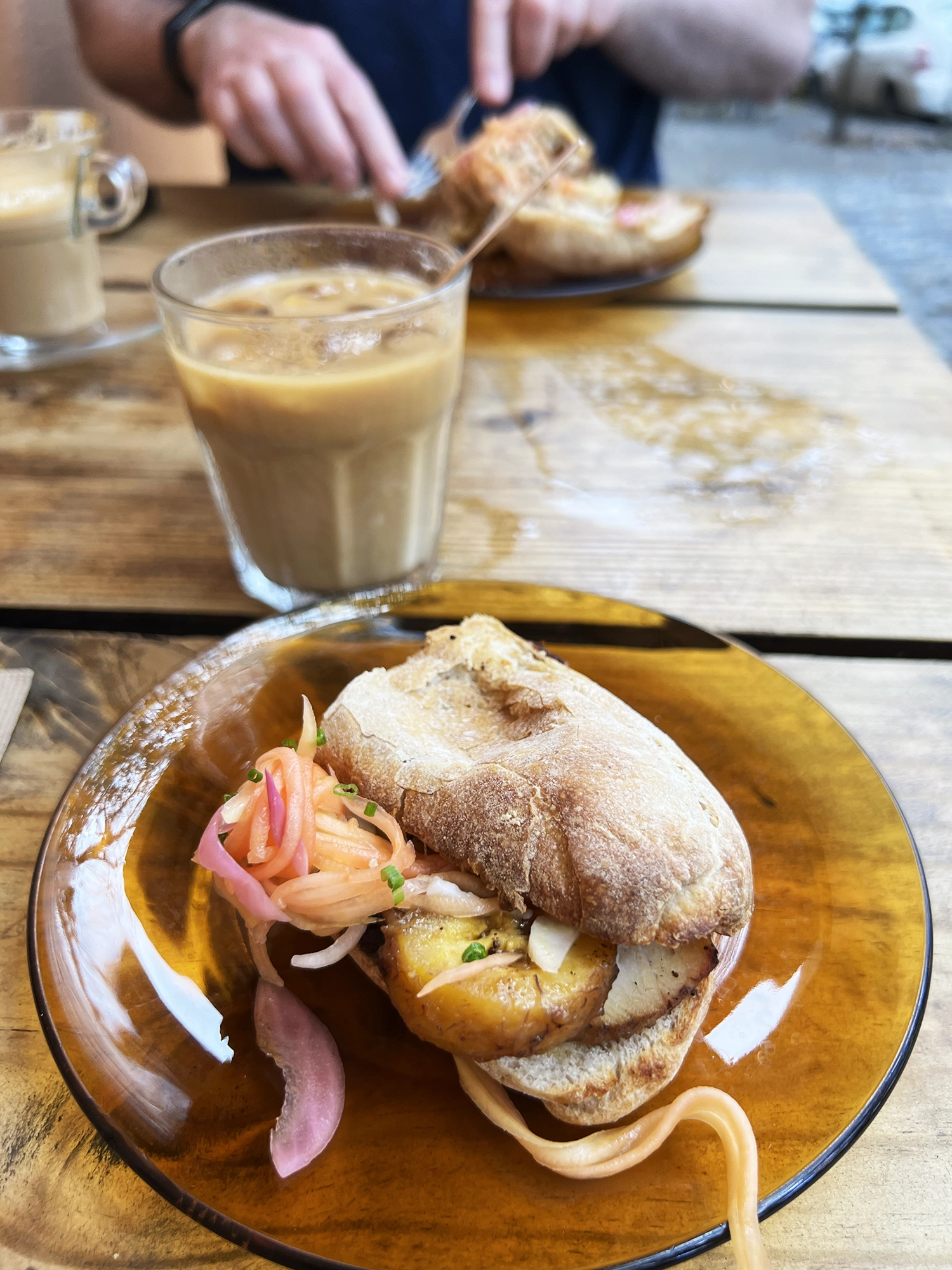 San Juan: Breakfast at Cafe Caleta