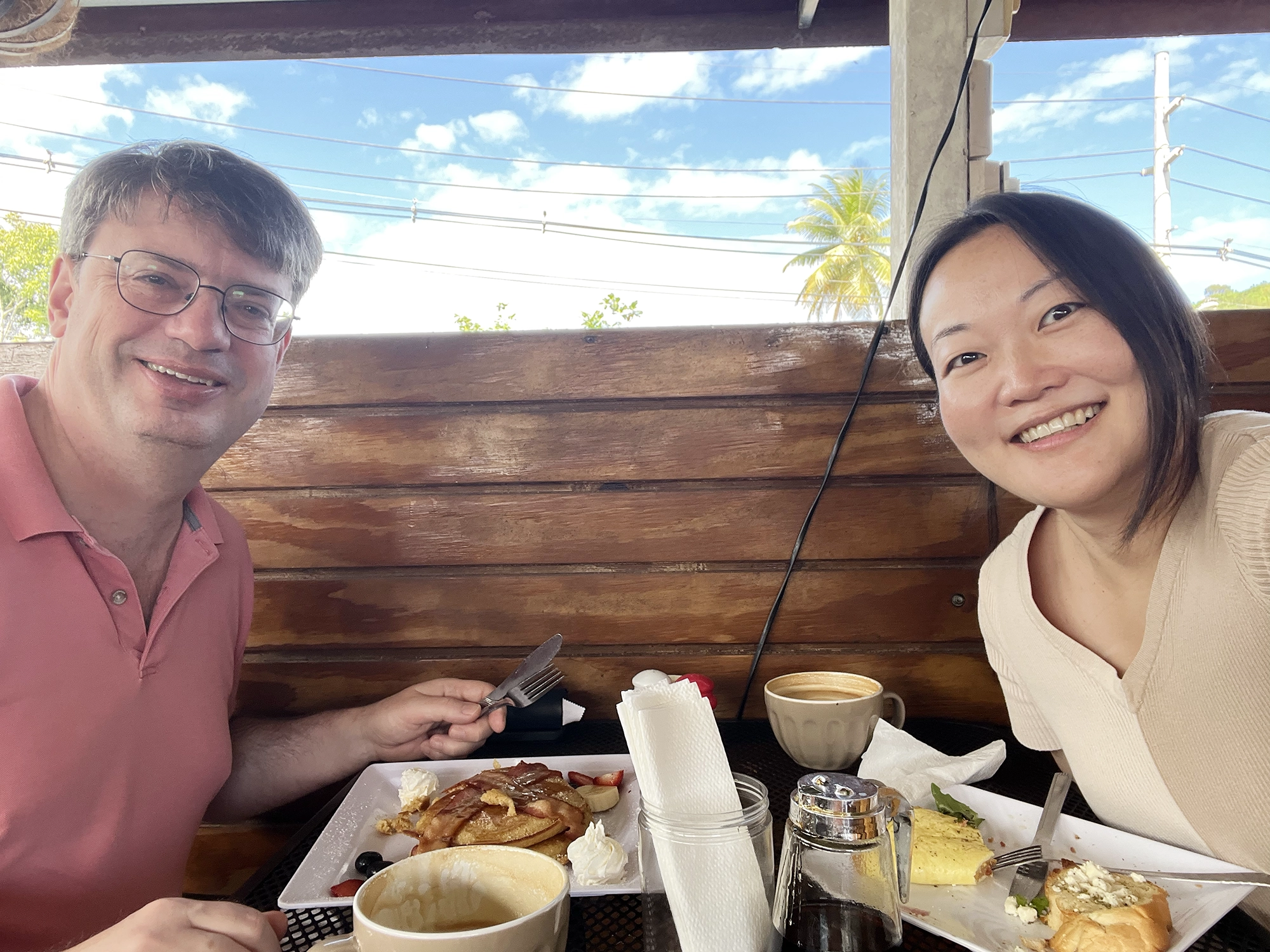 Puerto Rico: Coffee at The View - Breakfast Stop on the Way to El Yunque