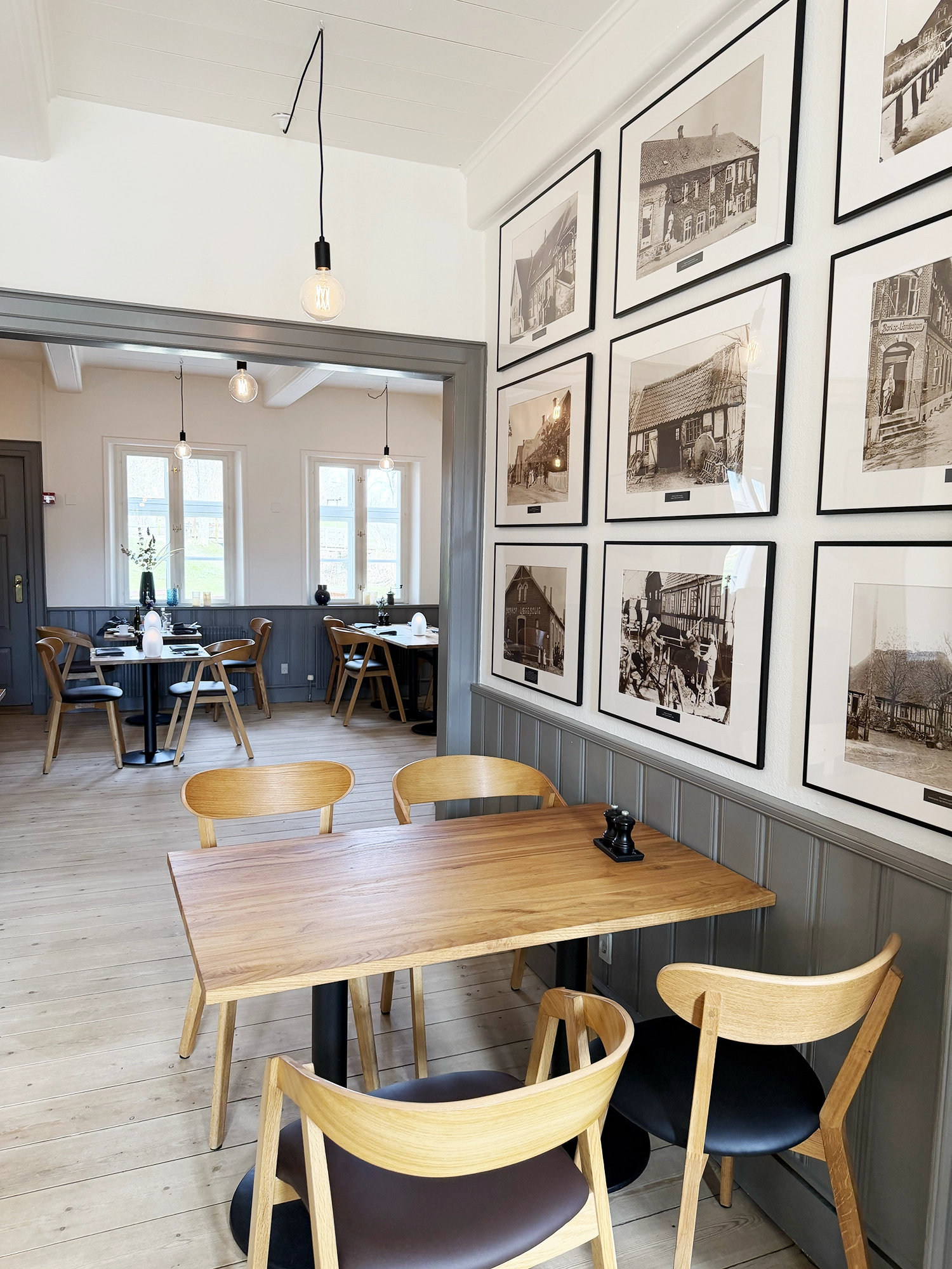 The restaurant at Børkop Watermill, Denmark