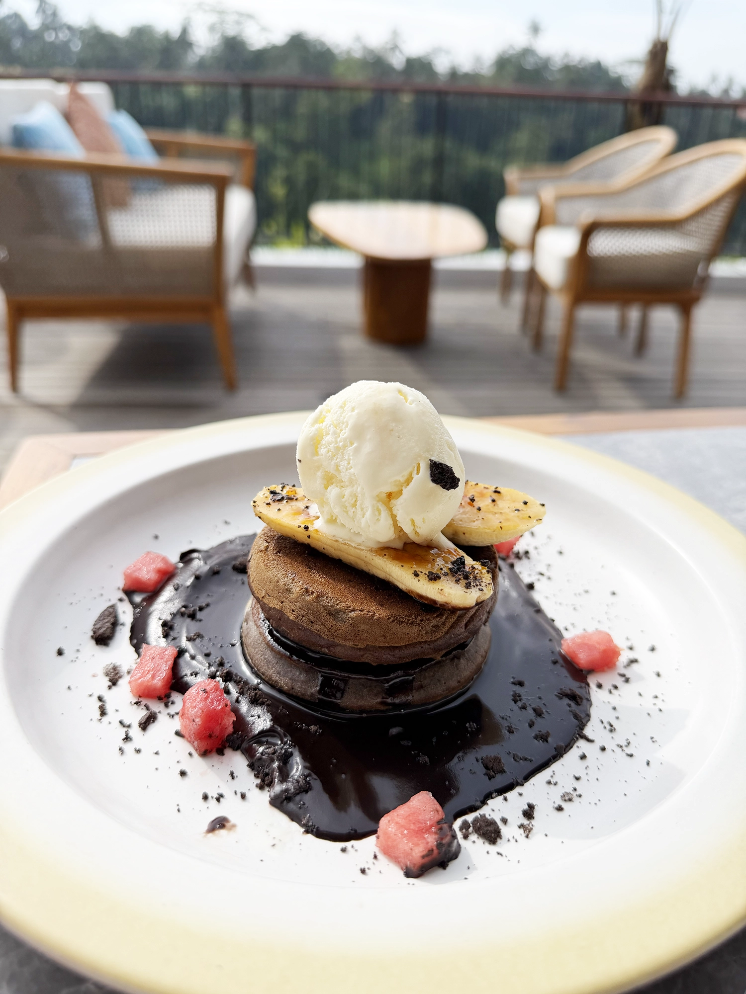Ubud: Breakfast at Black Garlic at Adiwana Alas Harum