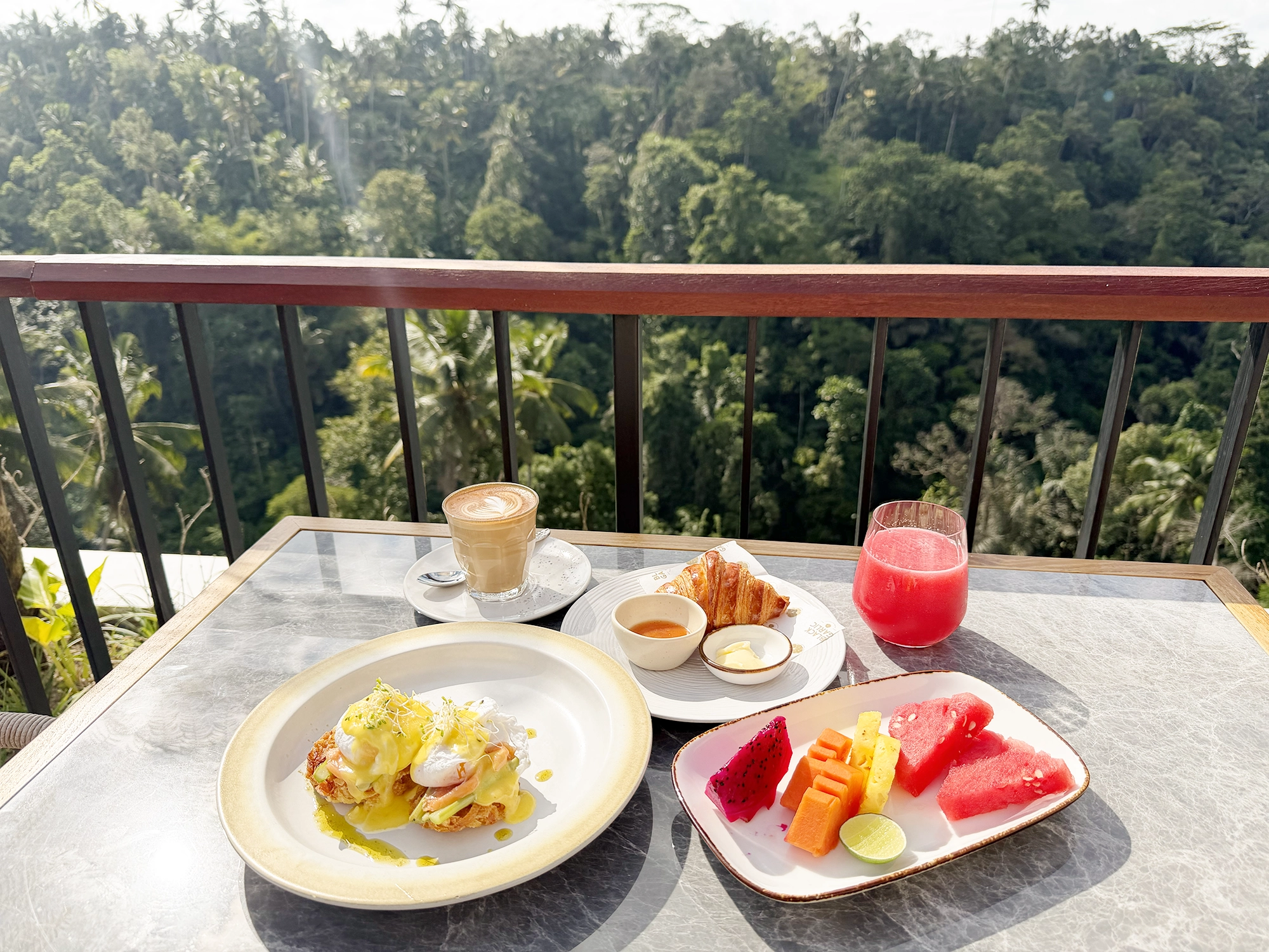 Ubud: Breakfast at Black Garlic at Adiwana Alas Harum