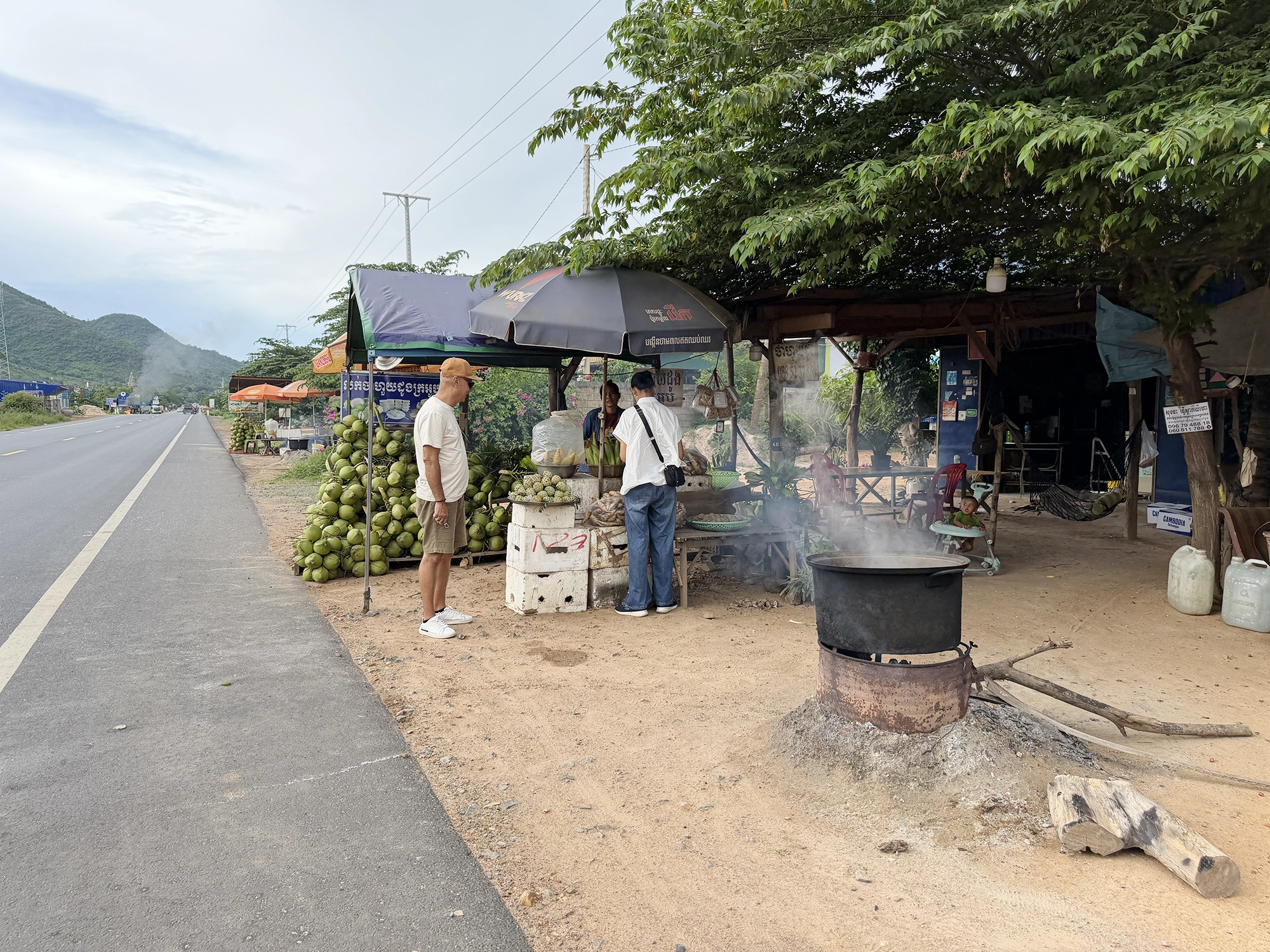 Roadside Corn in Cambodia