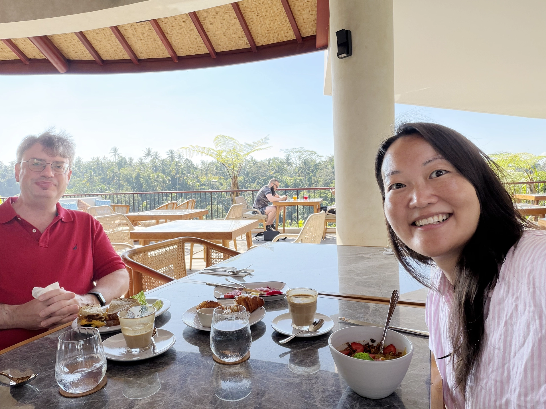 Ubud: Breakfast at Black Garlic at Adiwana Alas Harum